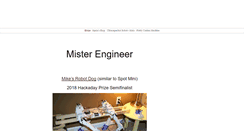 Desktop Screenshot of misterengineer.com